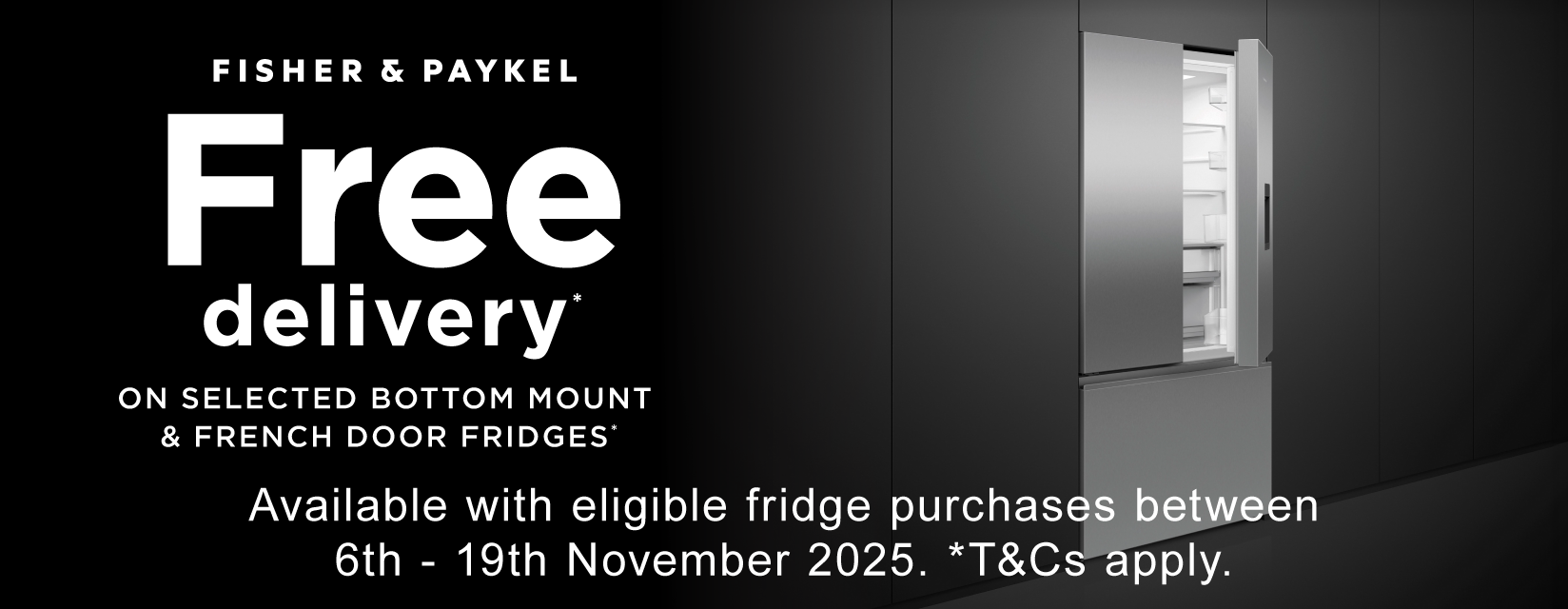 Free Delivery With Selected Fisher & Paykel Fridges at Retravision