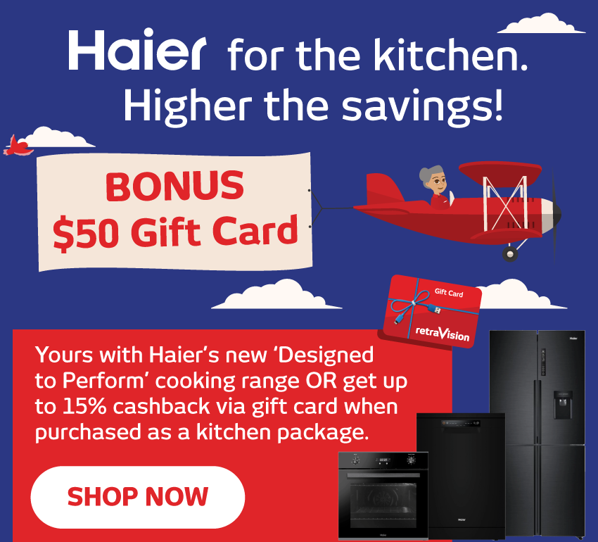 Bonus Gift Card With Haier Cooking