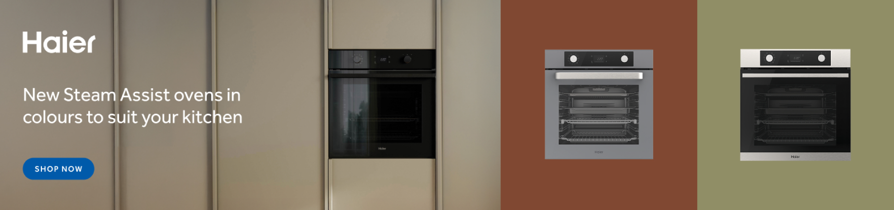 New Haier Steam Assist Ovens