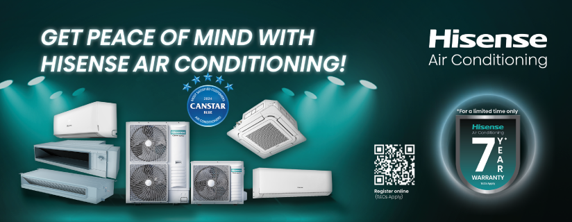 7 Year Extended Warranty on Hisense Air Conditioners