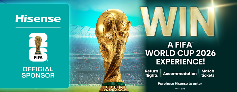 Win A Trip To The 2026 FIFA World Cup Valued Up To $25,000 With Selected Hisense