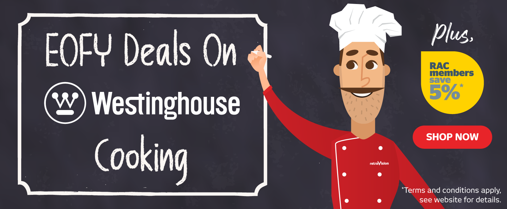 EOFY Deals On Westinghouse Cooking at Retravision