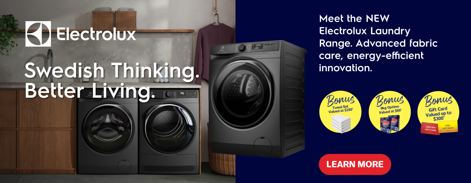 Electrolux & Westinghouse Laundry Guide