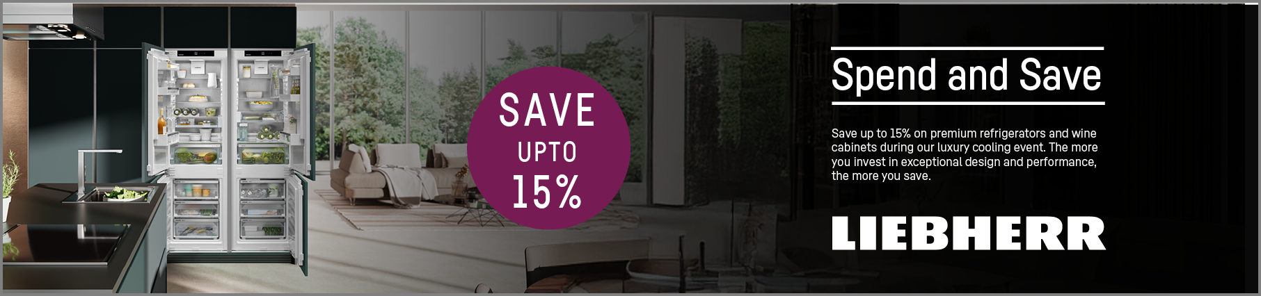 Save Up To 15%* On Liebherr Appliances