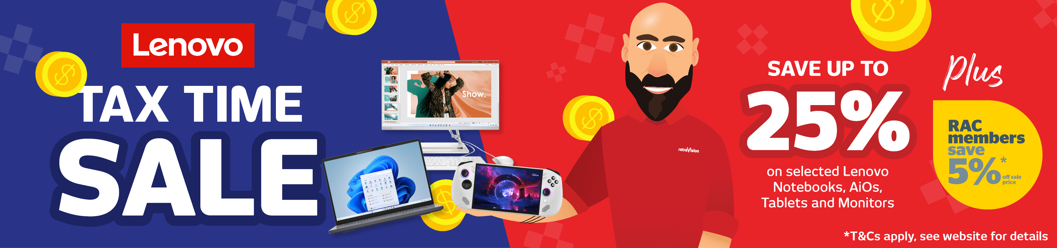 Lenovo Tax Time: Up to 25% Off