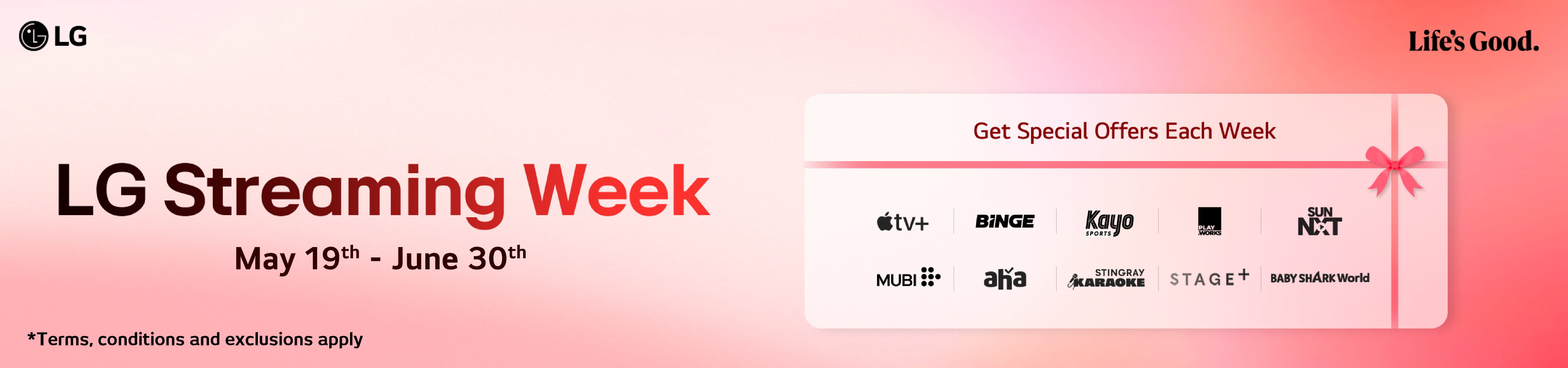 LG Streaming Week