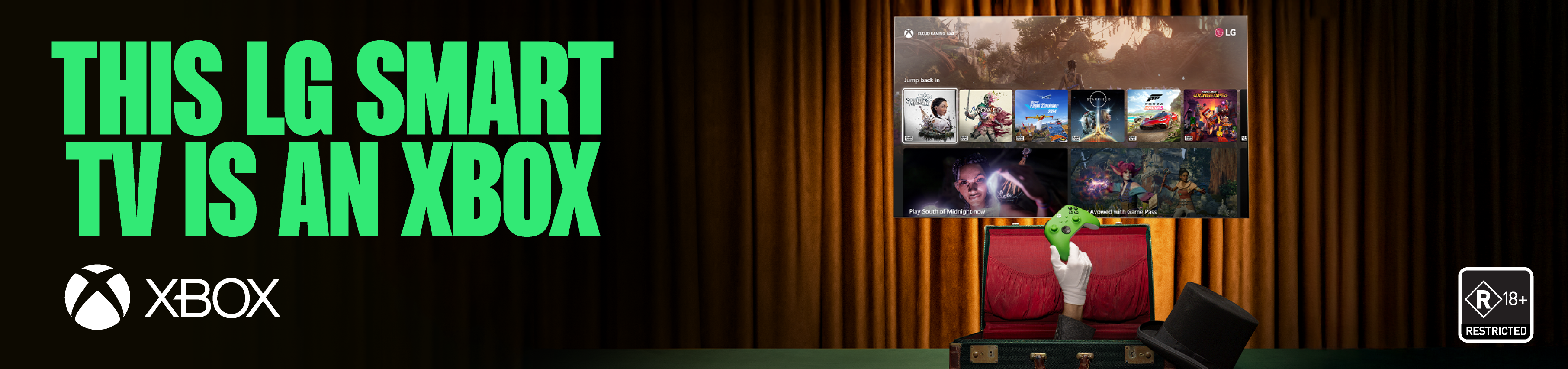 Xbox Game Pass Ultimate Now On LG TVs