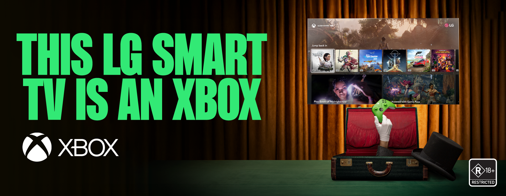 Xbox Game Pass Ultimate Now On LG TVs