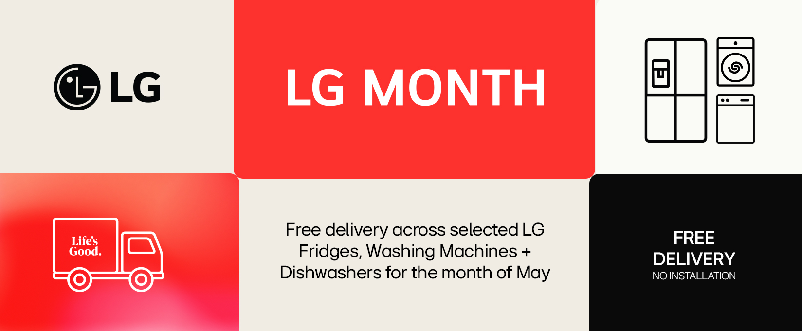 Free Delivery On Selected LG Fridges, Washing Machines & Dishwashers at Retravision
