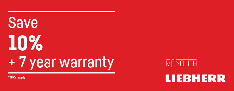 Save 10% + Extended Warranty On Selected Liebherr Appliances