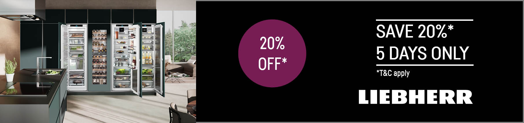 20% Off Liebherr Appliances