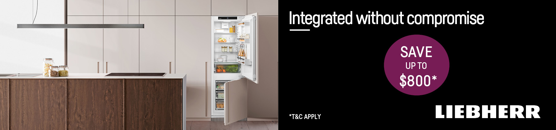 Save Up To $800 On Selected Liebherr Integrated Refrigeration