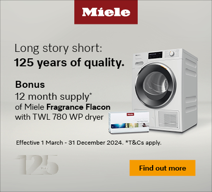 Bonus 12 Month Supply Of Fragrance Falcon With Selected Miele Dryers at Retravision