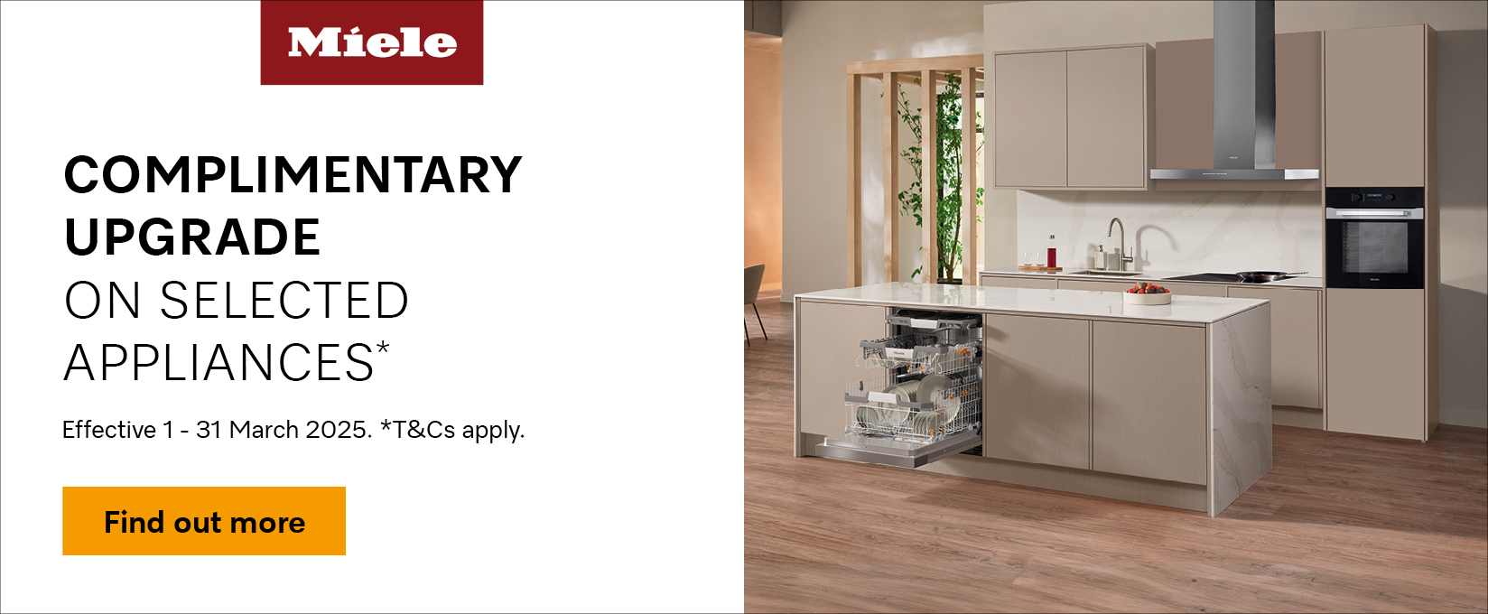 Receive An Upgrade Valued Up To $950 On Selected Miele Appliances at Retravision
