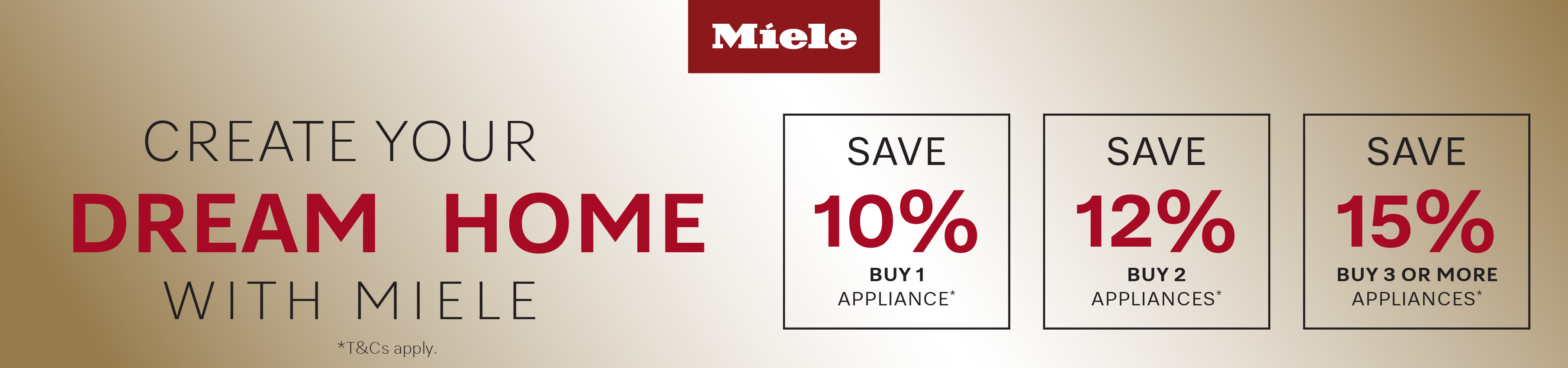 Save Up To 15% On Select Miele Kitchen & Laundry Appliances