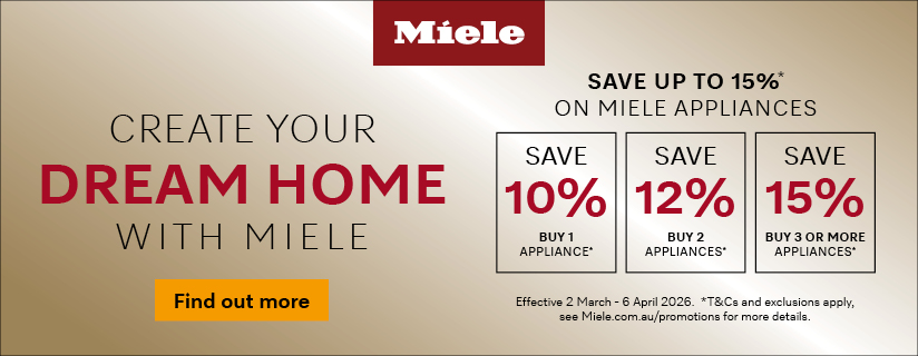 Save Up To 15% On Select Miele Kitchen & Laundry Appliances at Retravision