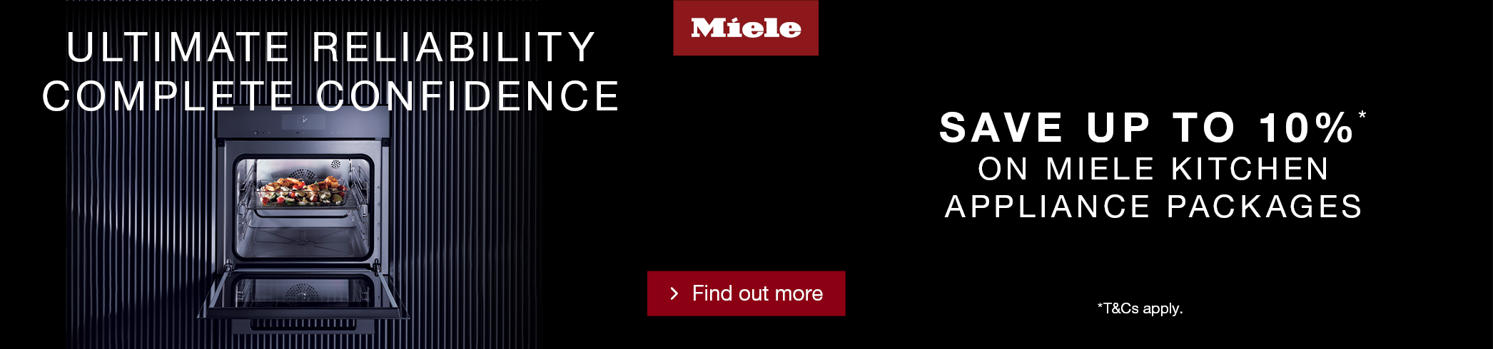 Save up to 10% on Miele Kitchen Appliance Packages