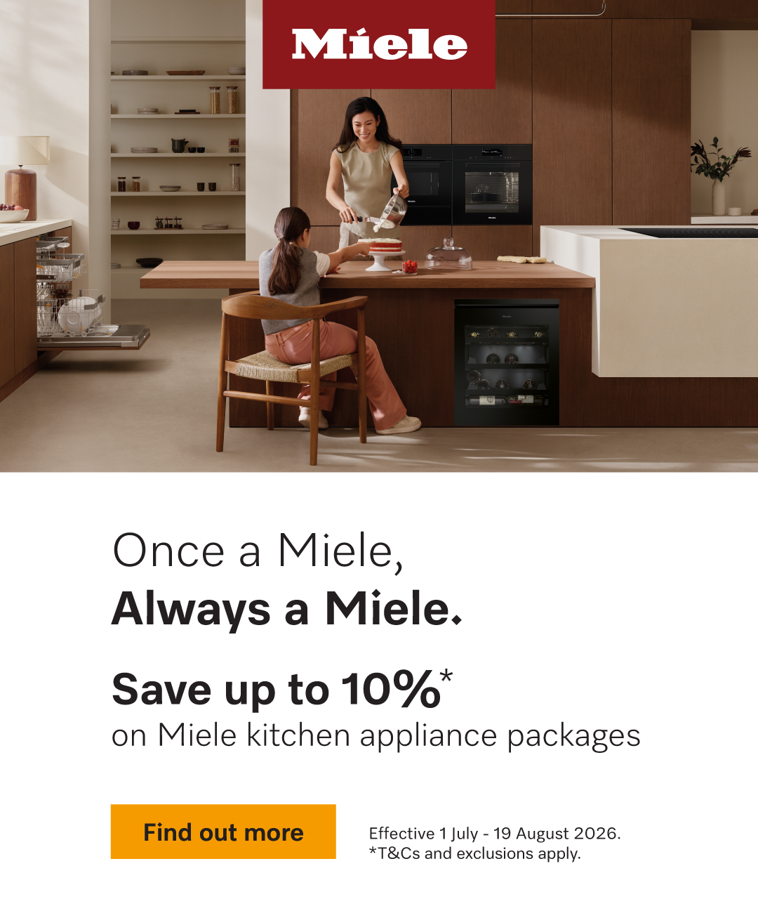 Save Up To 10% On Miele Appliance Packages