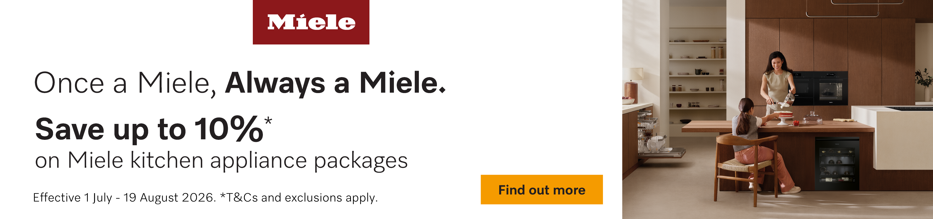 Save Up To 10% On Miele Appliance Packages