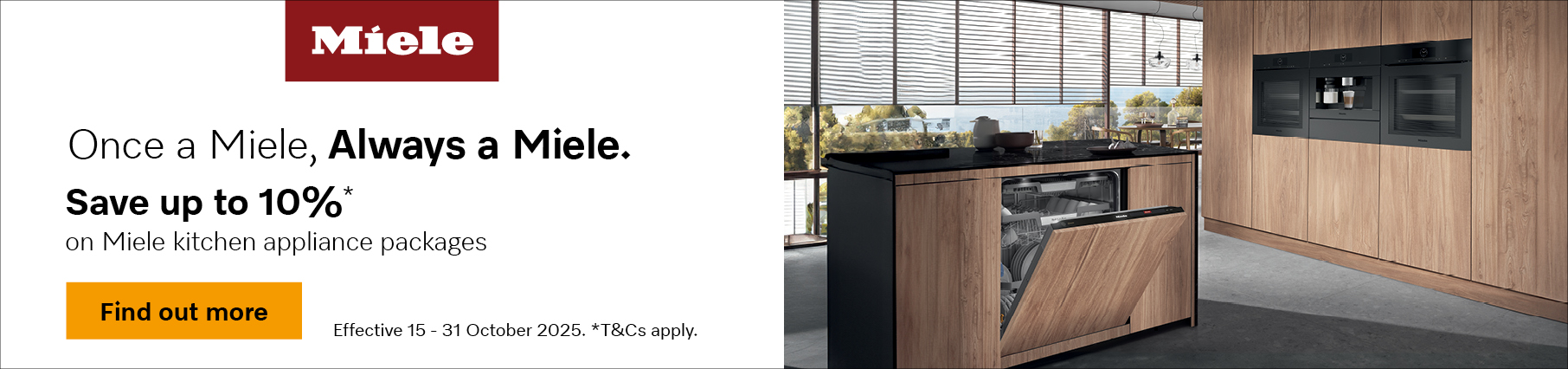Save Up To 10%* On Miele Kitchen Packages