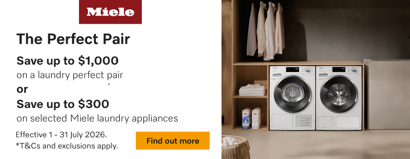 Save Up To $1000 On Selected Miele Laundry Packages