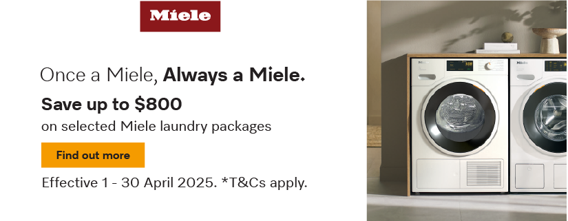 Save Up To $800 On Selected Miele Laundry Packages at Retravision