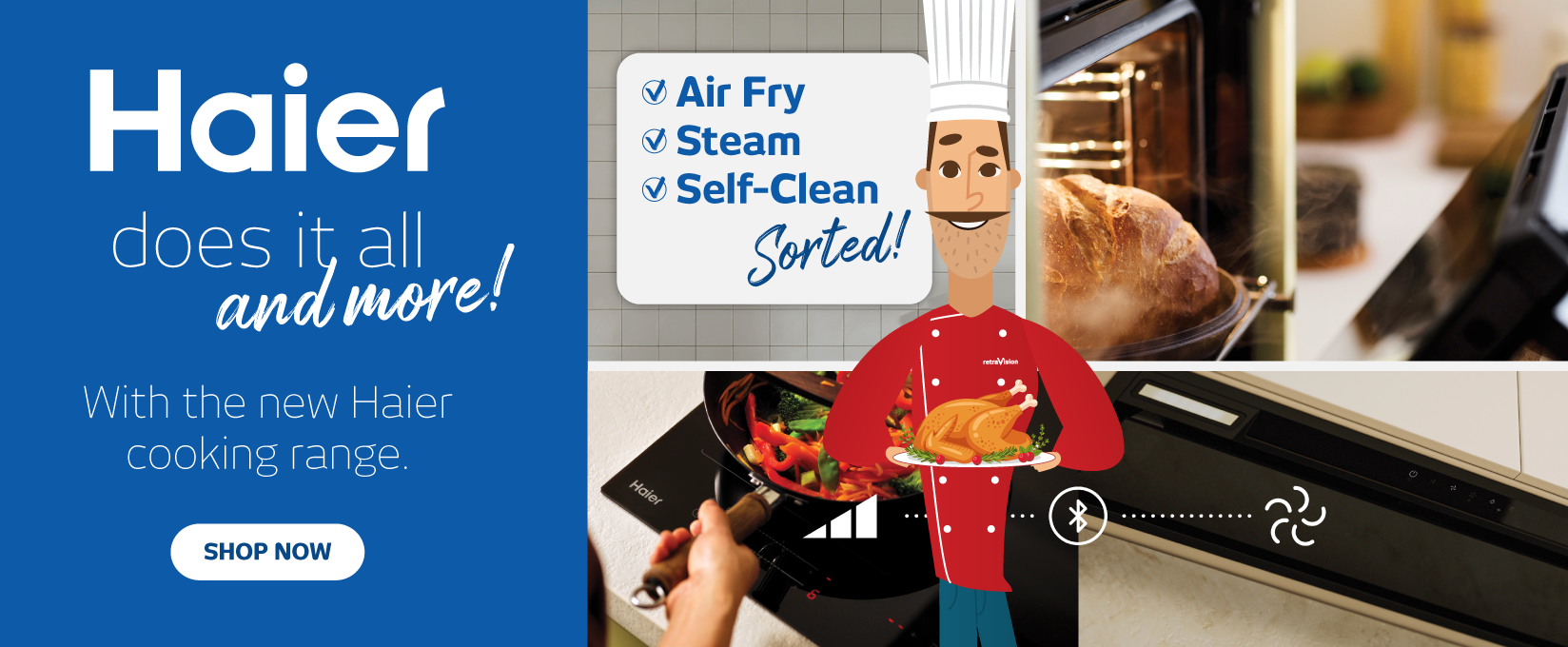 New Haier Cooking Range at Retravision