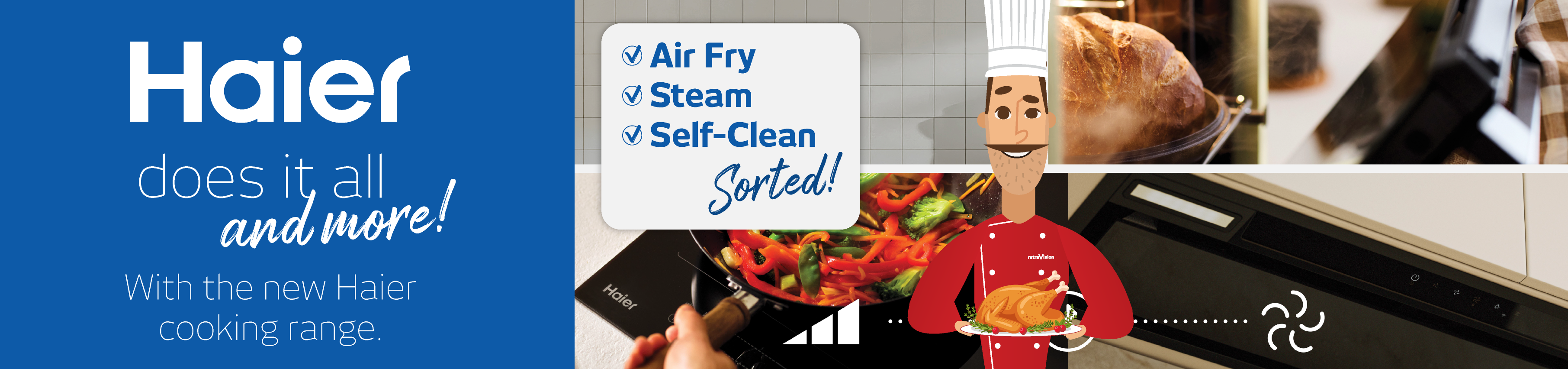 New Haier Cooking Range at Retravision