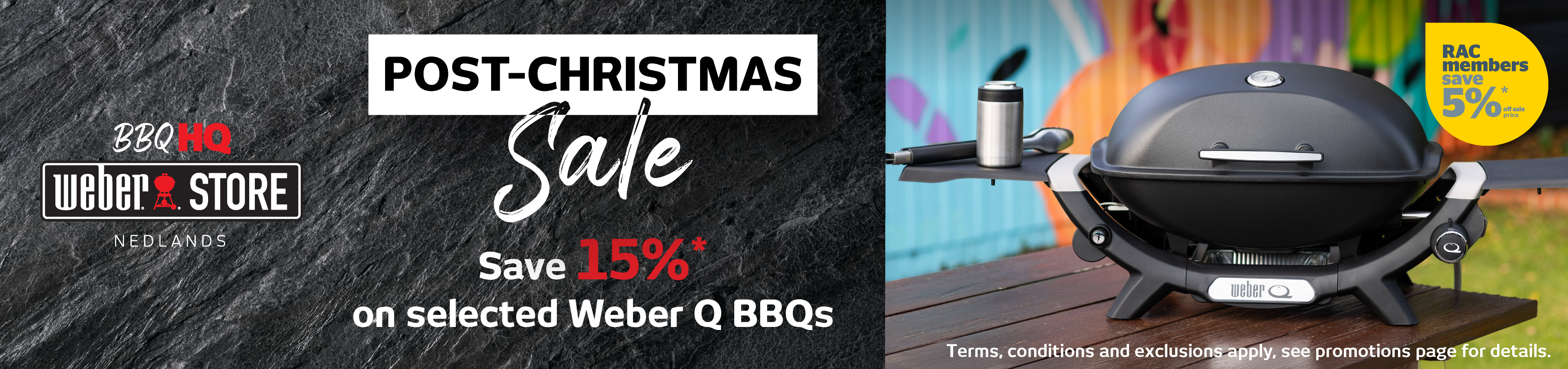 15% Off Selected Weber Q BBQs