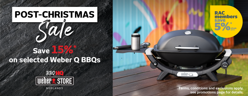 15% Off Selected Weber Q BBQs at Retravision