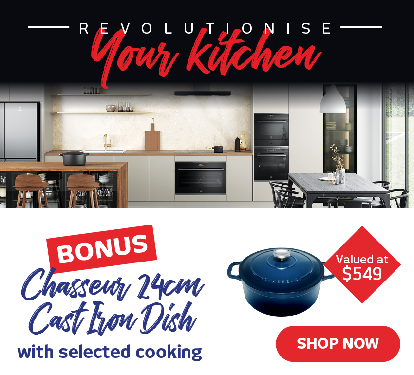 Premium Kitchen Catalogue - Bonus Chasseur 24cm Cast Iron Dish