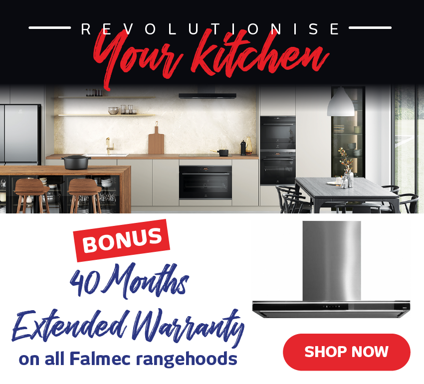 Premium Kitchen Catalogue - Bonus 40 Months Extended Warranty on all Rangehoods