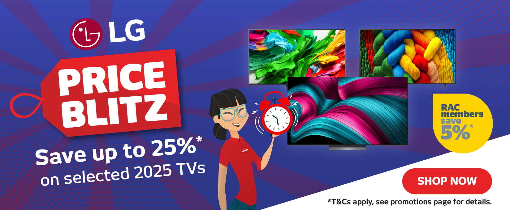 Price Blitz: Save Up to 25% On Selected 2025 LG TVs at Retravision