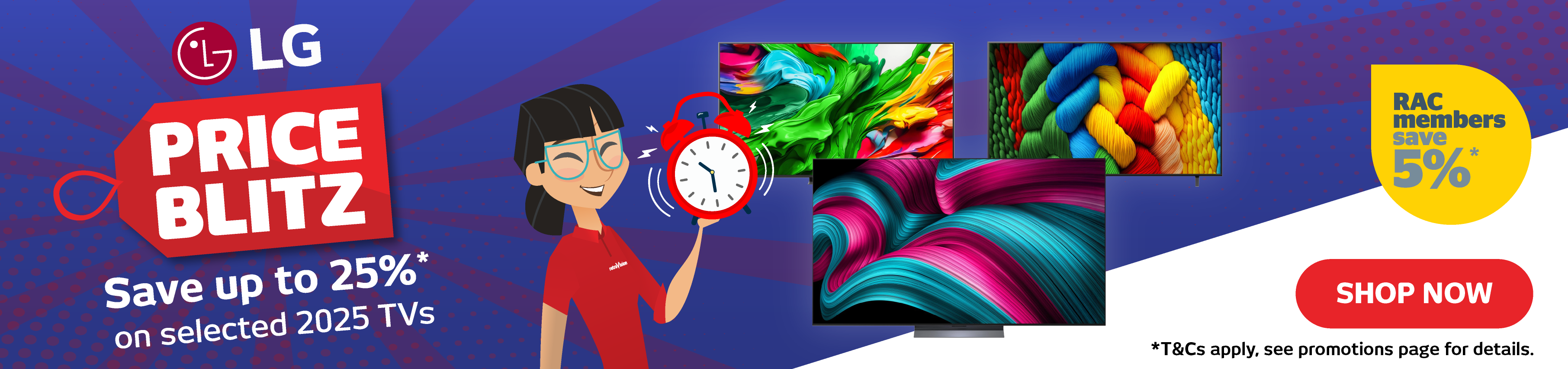 Price Blitz: Save Up to 25% On Selected 2025 LG TVs