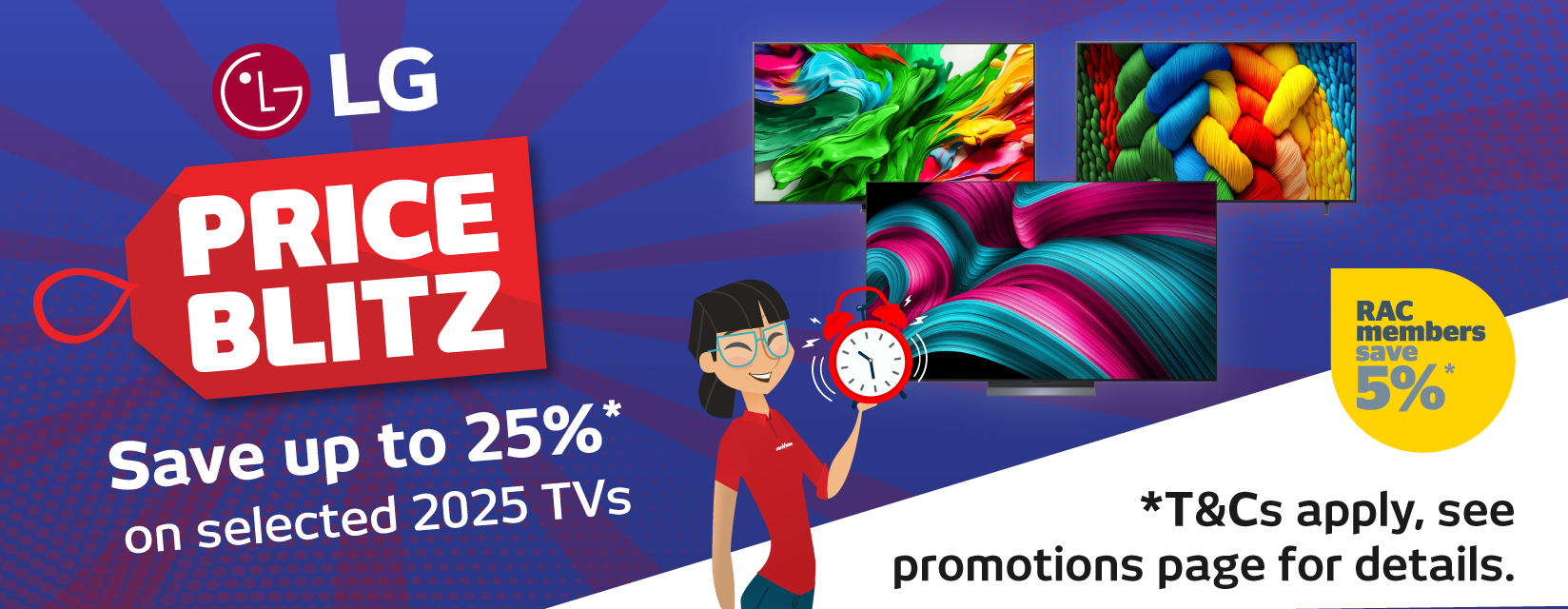 Price Blitz: Save Up to 25% On Selected 2025 LG TVs