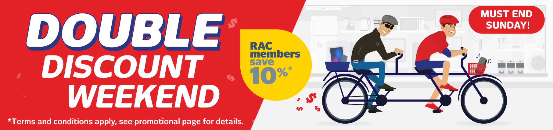RAC Double Discount Weekend