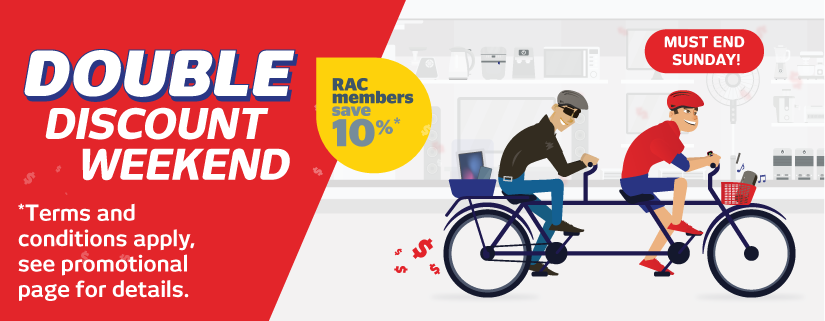 RAC Double Discount Weekend