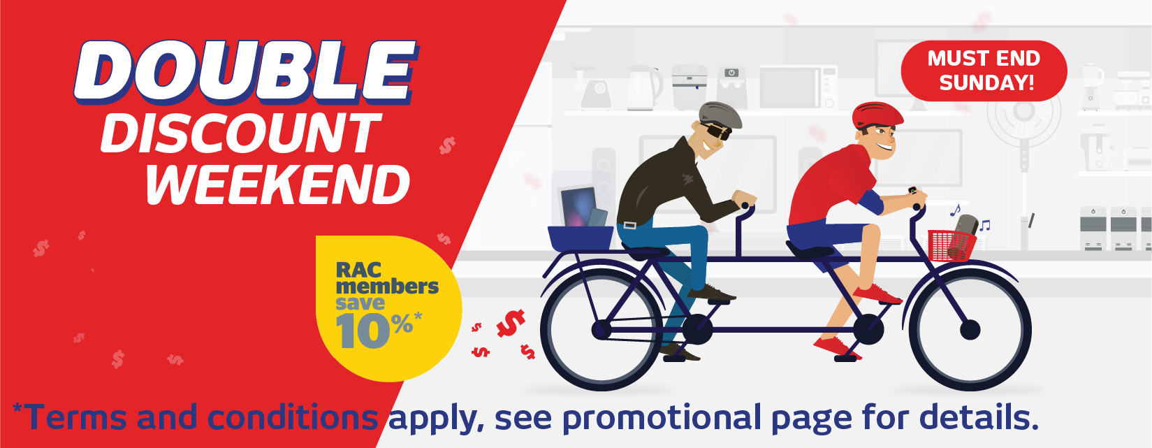 RAC Double Discount Weekend