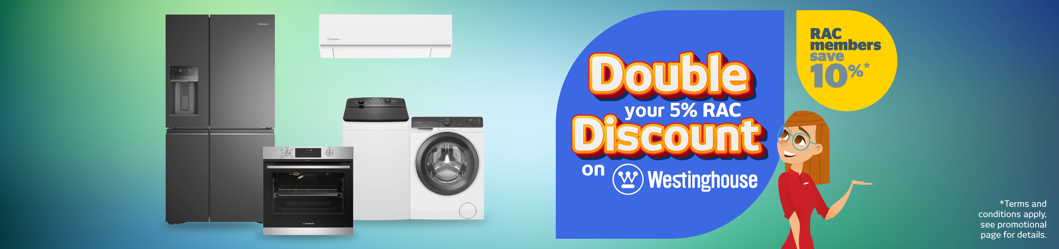 RAC Double Discount on Westinghouse