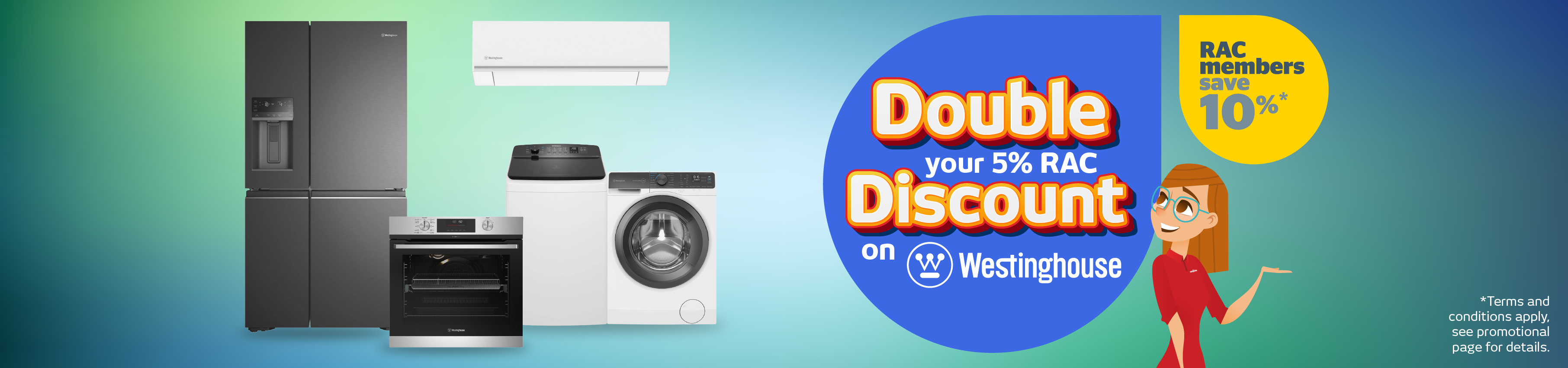 RAC Double Discount on Westinghouse