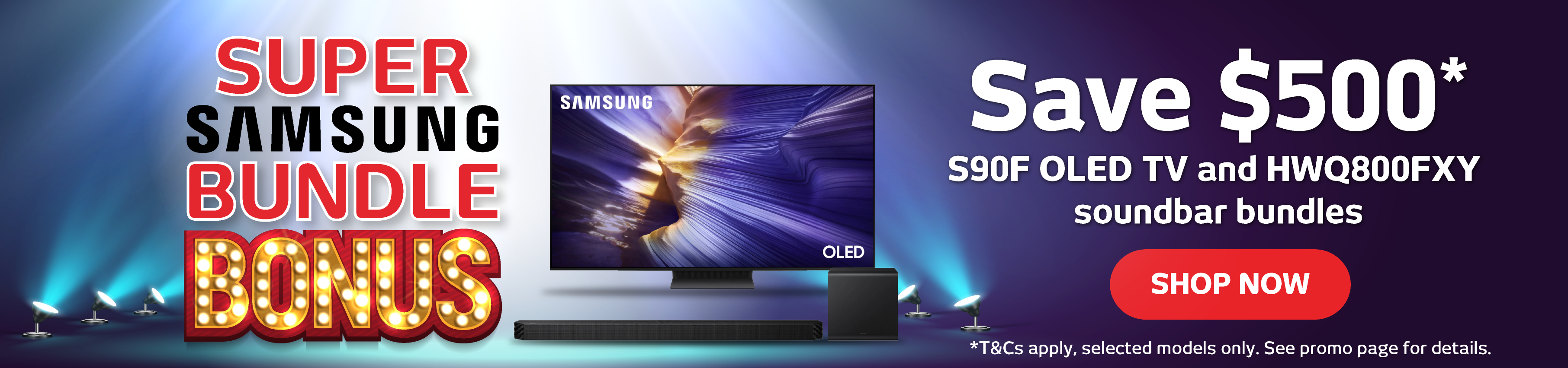 Save $500 On Samsung S90F TV & Q800F Soundbar Bundles