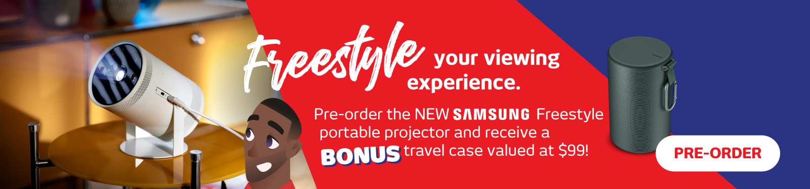 Pre-Order For Your Samsung Freestyle Bonus Travel Cover