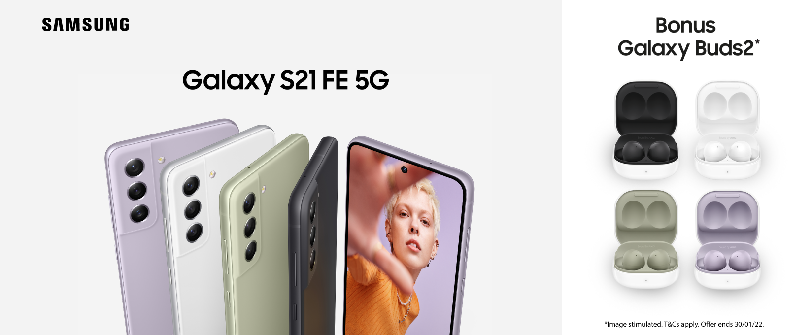 Bonus Galaxy Buds2 With The New Samsung Galaxy S21 FE 5G
