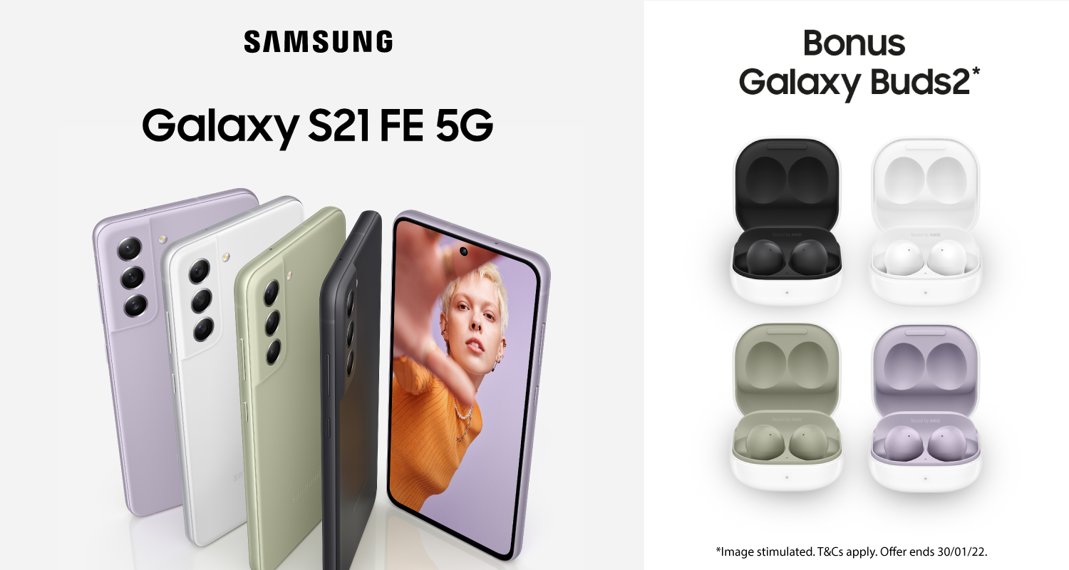 Bonus Galaxy Buds2 With The New Samsung Galaxy S21 FE 5G