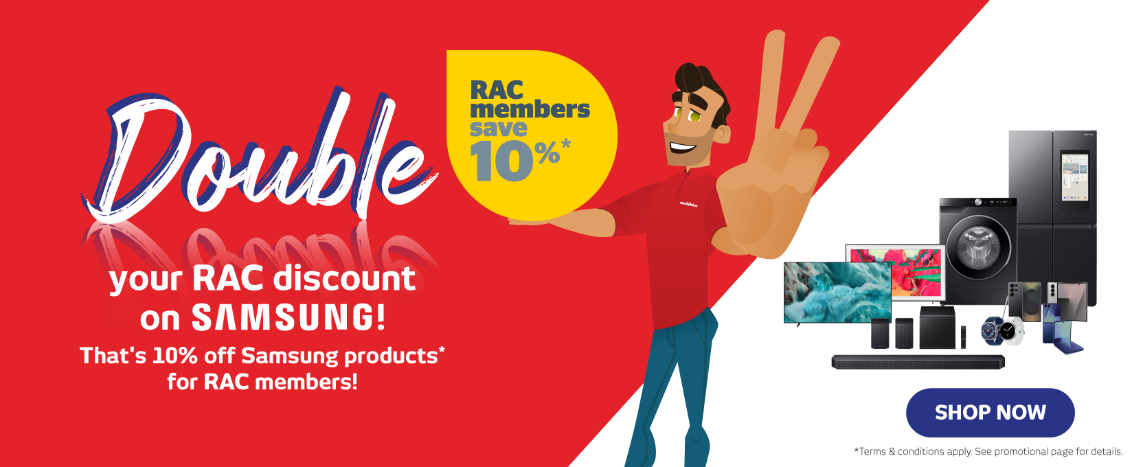 RAC Double Discount On Samsung at Retravision