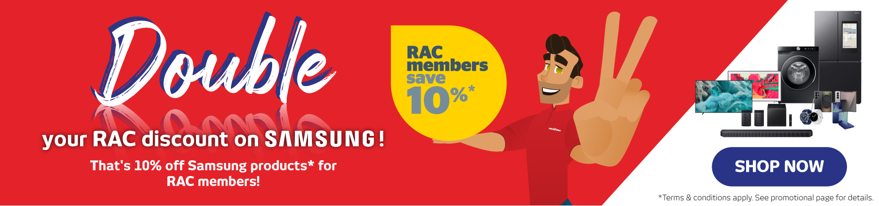 RAC Double Discount On Samsung