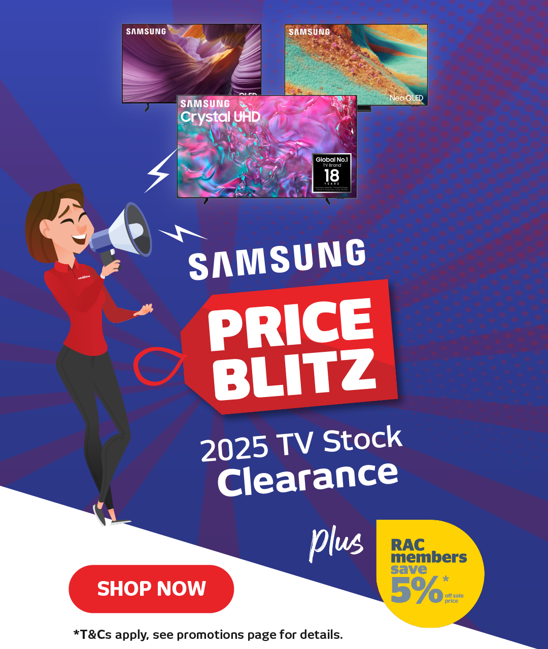 Samsung TV Price Blitz