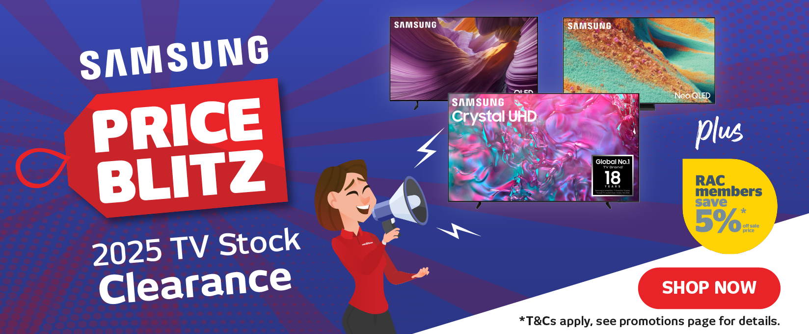 Samsung TV Price Blitz at Retravision
