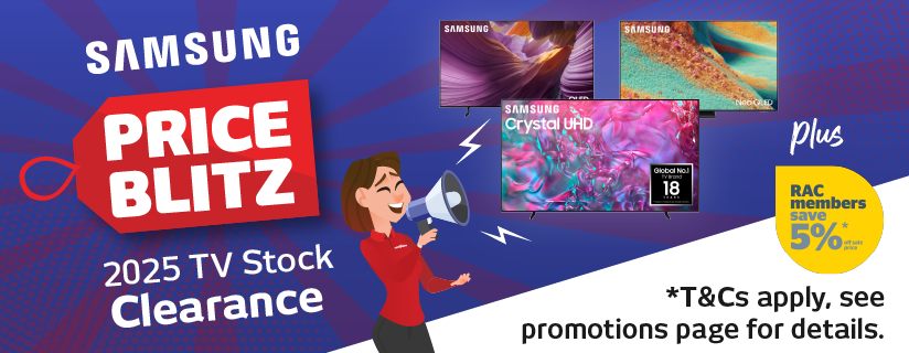 Samsung TV Price Blitz at Retravision