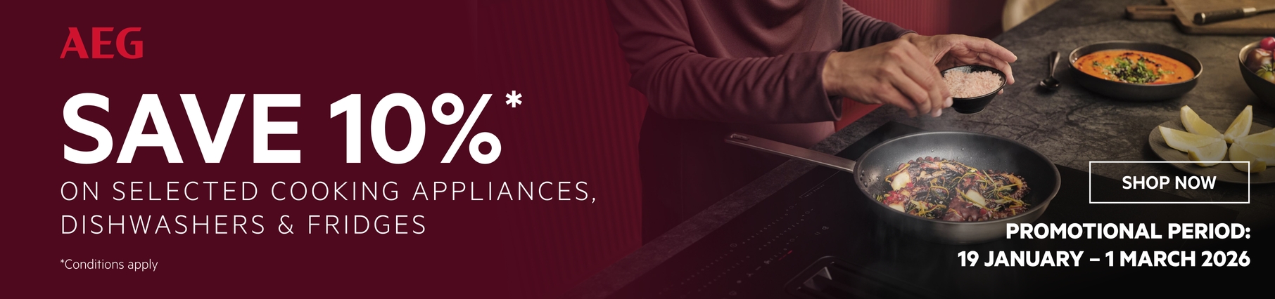 Save 10% Off Selected AEG Kitchen Appliances